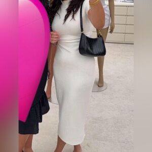 Zara White Midi Dress